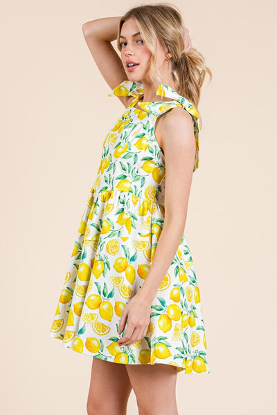 Denim Lemon Dress