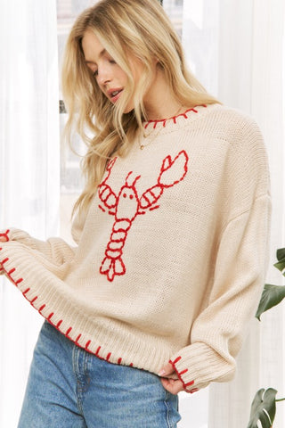 Lovely Lobster Sweater