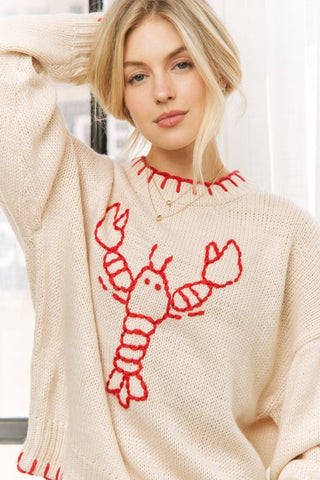 Lovely Lobster Sweater