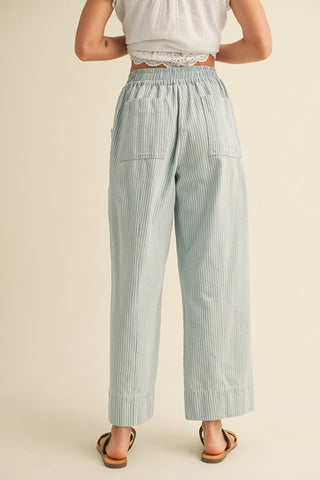 Striped Wide Leg Pants