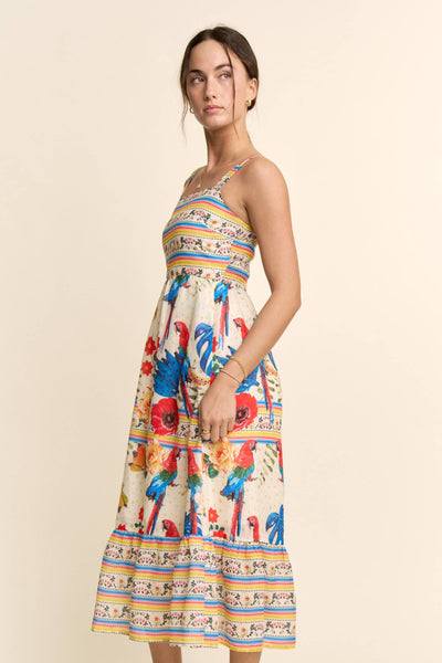 Tropical Treasure Midi Dress