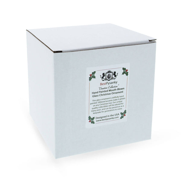 Chicago Style Hot Dog Glass Ornament