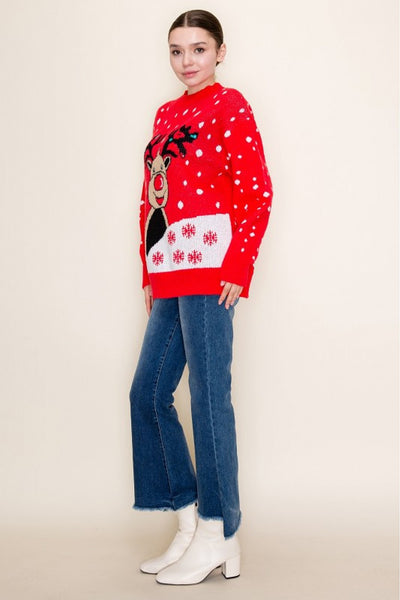 Rudolph Red Holiday Sweater