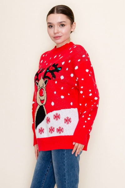 Rudolph Red Holiday Sweater