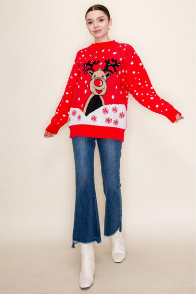 Rudolph Red Holiday Sweater