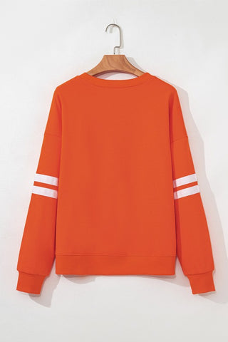 Varsity Sequin Thanksgiving Turkey Sweatshirt