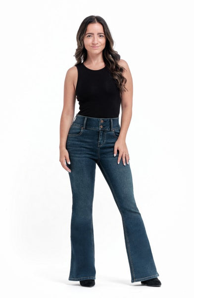 Petite Fit & Flare Denim - Oretha