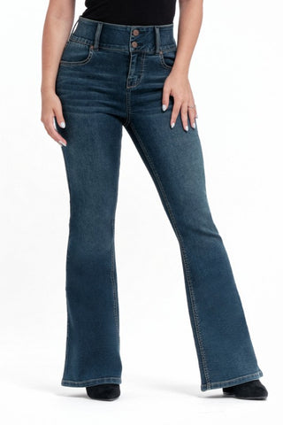Petite Fit & Flare Denim - Oretha