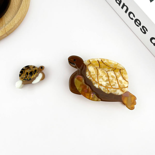 TheDivaSoap - Turtle Claw Clip, Large & Mini Hair Clip