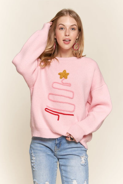 Christmas Tree Accent Sweater