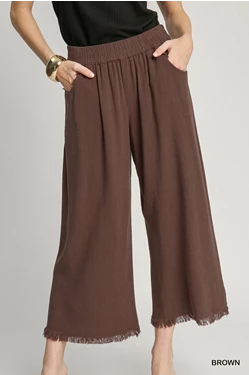 Linen Wide Leg Pants