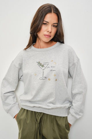 Pretty Garbage - TINI TIME CREWNECK SWEATSHIRT