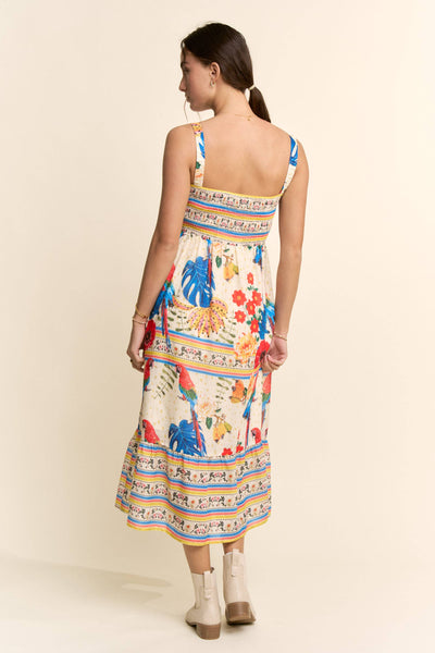 Tropical Treasure Midi Dress