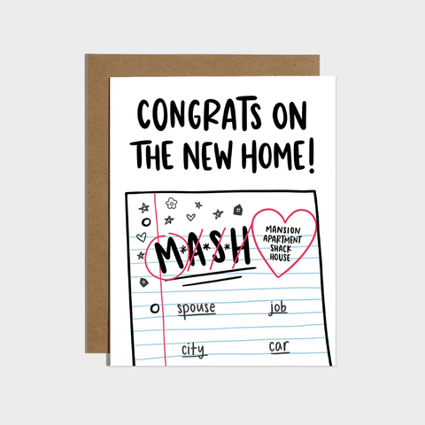 Mash New Home Card