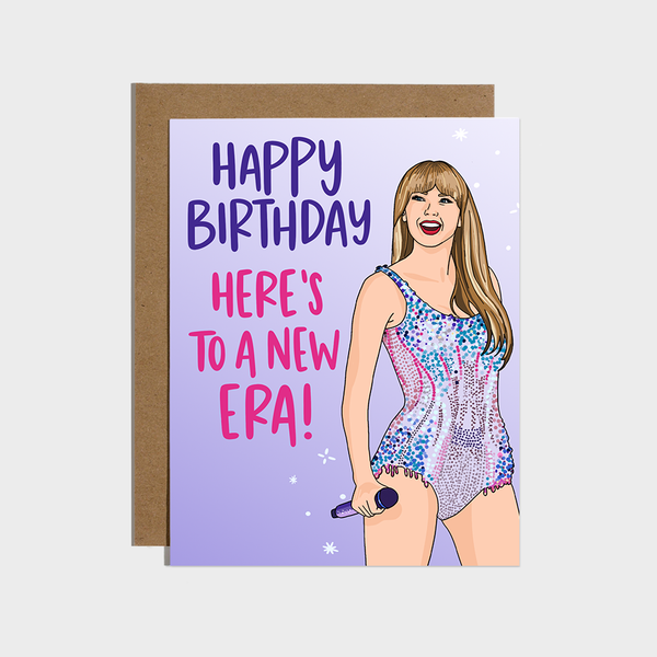 Brittany Paige - Here's To A New Era Birthday Card