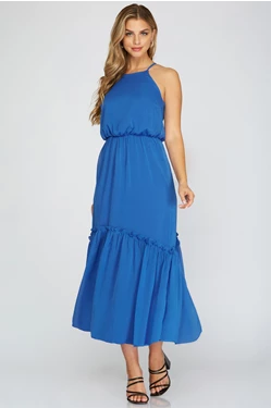 Royal Blue Cami Maxi Dress