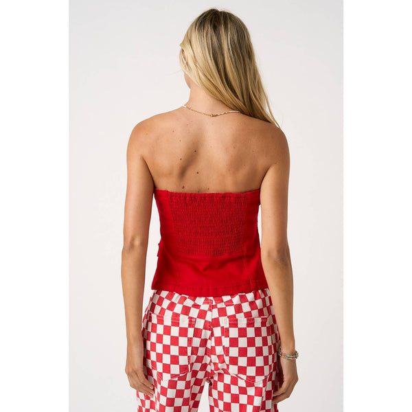 mittoshop - SPLIT HEM BUTTONED TUBE TOP