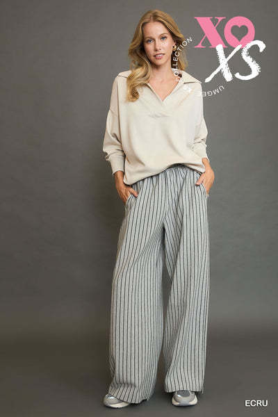Luxknit Collared Top