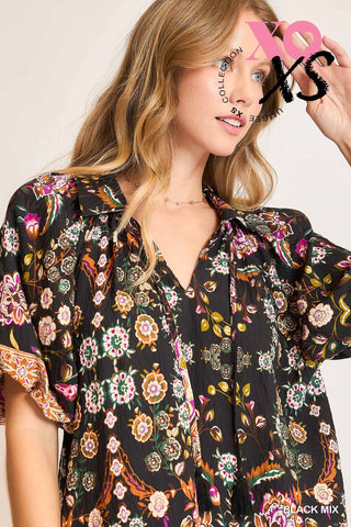 Boho Floral Mix Dress