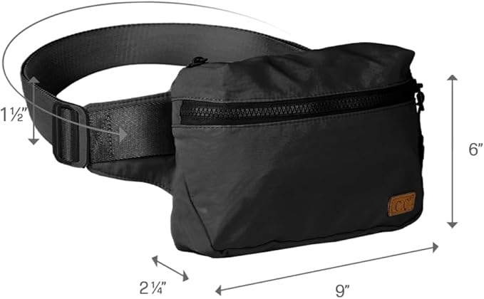 C.C. Nylon Crossbody/Fanny Pack