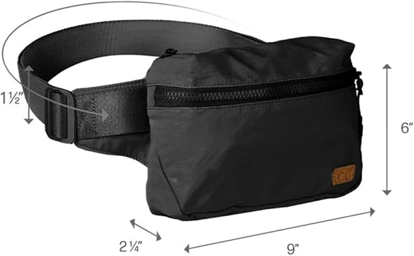 C.C. Nylon Crossbody/Fanny Pack