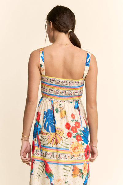 Tropical Treasure Midi Dress