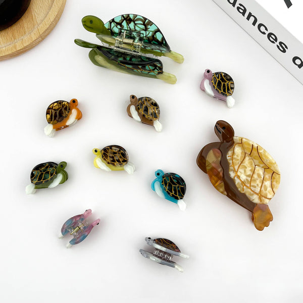TheDivaSoap - Turtle Claw Clip, Large & Mini Hair Clip