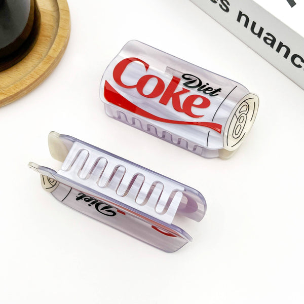 Diet Coke Can Hair Claw Clip