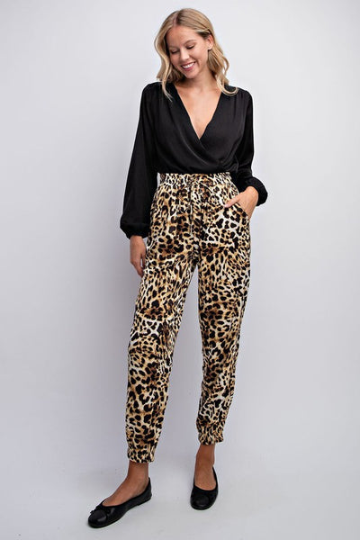 Leopard Jogger Pants