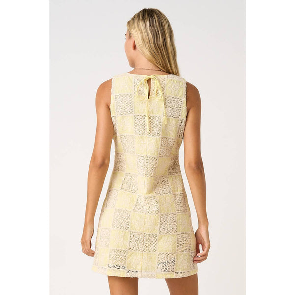 mittoshop - EMBROIDERED SQUARE NECK SLEEVELESS MINI DRESS