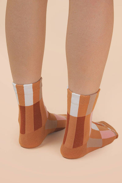 VERY J - SC10005C - Color block casual socks