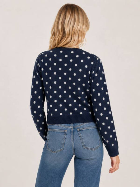 Dreamers by Debut - Playful Polka Dot Cardigan