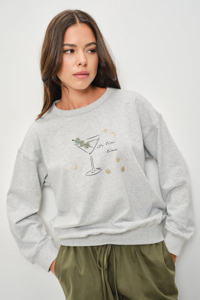 Pretty Garbage - TINI TIME CREWNECK SWEATSHIRT