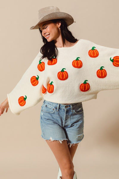 Pumpkin Patch Sweater Top