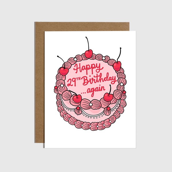 Brittany Paige - Happy 29th Birthday Again Card