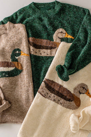 VERY J - 12W3683N-Cozy Mallard Sweater