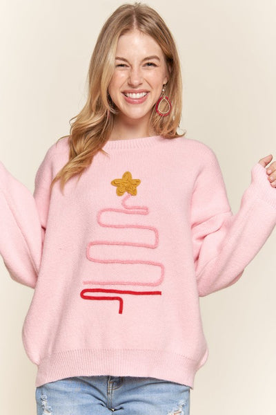 Christmas Tree Accent Sweater