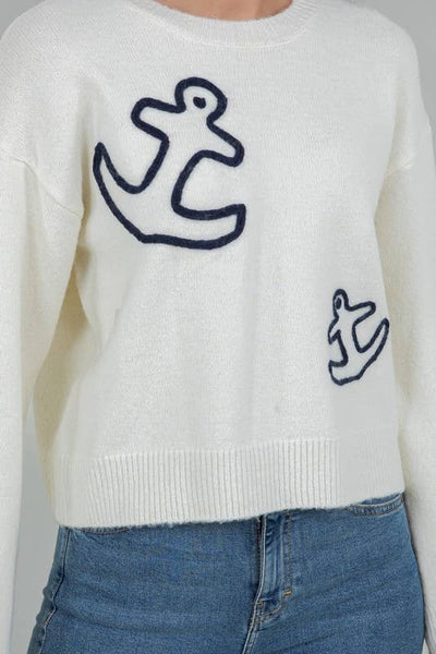 Dreamers by Debut - Double Anchor Knit Sweater