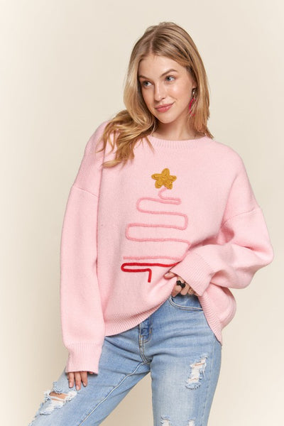 Christmas Tree Accent Sweater