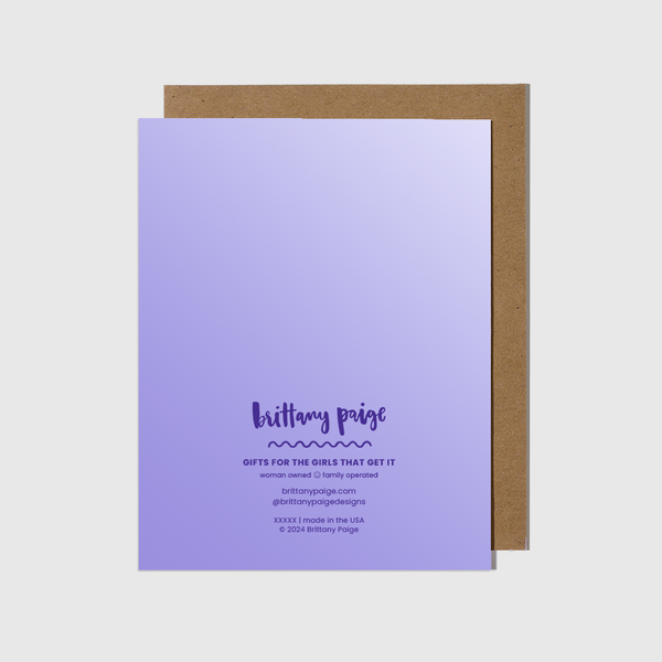 Brittany Paige - Here's To A New Era Birthday Card