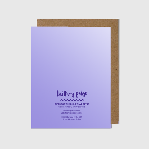 Brittany Paige - Here's To A New Era Birthday Card