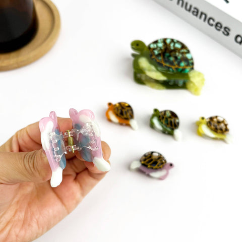 TheDivaSoap - Turtle Claw Clip, Large & Mini Hair Clip