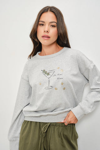 Pretty Garbage - TINI TIME CREWNECK SWEATSHIRT