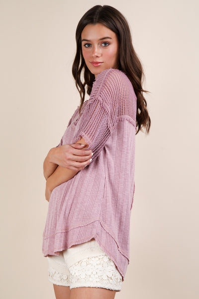 Oversized Knit Casual Top