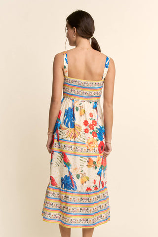 Tropical Treasure Midi Dress