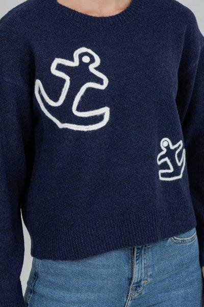 Dreamers by Debut - Double Anchor Knit Sweater