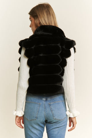 Vegan Fur Crop Vest