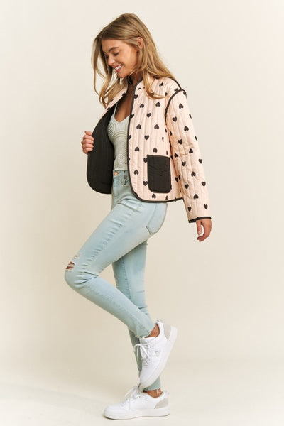 Quilted Heart Lightweight Jacket