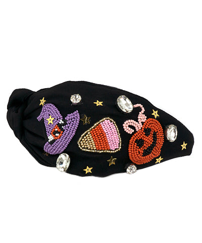 Halloween Beaded Headband