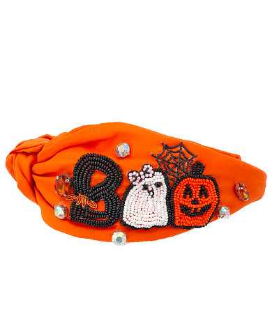 Halloween Beaded Headband
